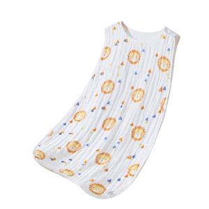 <span class=keywords><strong>Gigoteuse</strong></span> Bébé Nouveau-né <span class=keywords><strong>en</strong></span> <span class=keywords><strong>Gaze</strong></span> de Coton Pur <span class=keywords><strong>Double</strong></span> Face Lavable Sans Manches Grande et Fine pour Printemps, Été, Automne - Product Image 2