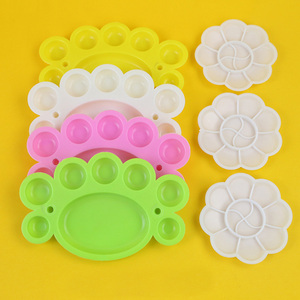 Palettes de peinture en acrylique transparentes en plastique Minghu, <span class=keywords><strong>pour</strong></span> aquarelle et <span class=keywords><strong>gouache</strong></span>, adaptées aux enfants - Product Image 2