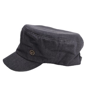 Msmc Denim Flat <b>Cap</b> For <b>Women</b> Cotton Yarn Button Front Casual Fashion Hat - Product Image 5