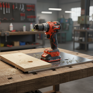 <span class=keywords><strong>Taladro</strong></span> de Impacto Profesional Inalámbrico de 20V y 13mm, Juego de Herramientas Eléctricas Inalámbricas, Kit de <span class=keywords><strong>Taladro</strong></span> Inalámbrico para Perforar Madera, Concreto y Metal - Product Image 5