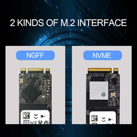 SSD 128GB 256GB 512GB 1 تيرا بايت M.2 2280 NVMe PCI-e Gen3.0 x4 3D NAND الحالة الصلبة الداخلية