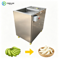 Machine à peler les bananes plantains automatique et efficace, équipement industriel pour le traitement des bananes vertes non mûres et des bananes jaunes mûres