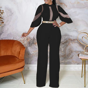 Liu Ming femmes Sexy maille Patchwork moulante body couleur salopette <span class=keywords><strong>combishort</strong></span> pour boîte <span class=keywords><strong>de</strong></span> nuit fête combinaison pour l'été - Product Image 2