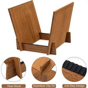 Wooden Document <b>Organizer</b> <b>File</b> Rack Coffee Brown Standing Type Desk <b>Organizer</b> For Office Use - Product Image 3
