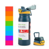 Bouteille isotherme Double paroi en acier inoxydable, 650ml, contenant isolé, pour les Sports en plein air, avec poignée, économique