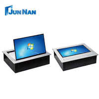 Mécanisme de levage motorisé pour écran LCD dissimulé à table, système de conférence électronique sans papier, dispositif de bascule d'écran LCD