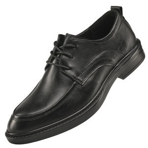 Dress <b>Shoes</b> Men Genuine Leather Oxfords Pointed Toe Lace-up <b>Height</b> <b>Increasing</b> Wedding All Seasons Rubber Outsole - Product Image 4