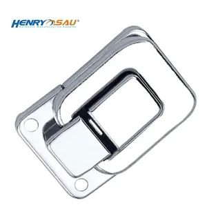 Chinese Originele Hasp Metal Clasp Gesp Box Iron Latch Lock Square Draw Latch Keyless Roterende Draw Latch