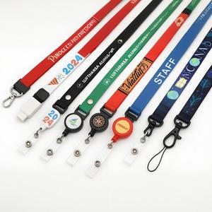 Custom Nylon Satin Lanyard Keychain Rollercoaster Buckle Carabiner HK Clip Hook Eco-Friendly Durable Convenient Camera Key