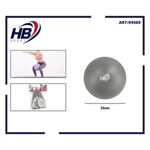 Pelotas de Yoga y Pilates Color Gris Plateado Esmerilado de 25 CM - Product Image 3