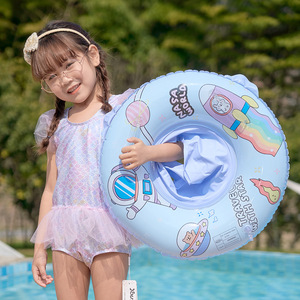 Bouée de natation gonflable pour enfants, 70cm, avec poignée, pour parc aquatique, pour enfants de 2 à 5 ans, Design licorne - Product Image 4