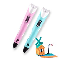 Sáng Tạo Fancy Thông Minh OEM Tùy Chỉnh Sử Dụng 1.75 Mét PLA ABS Tiêu Hao Tempt Điều Chỉnh Impresora Bút In Trẻ Em 3d Vẽ Bút