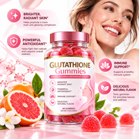 Gummies de glutathion à marque privée avec collagène pour la santé antioxydante de la peau