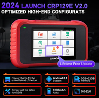 Launch Creader CRP129E 2,0 CRP129 CRP 129 E 129X 129E, todo el sistema, equipo de prueba de diagnóstico de vehículos, herramienta de diagnóstico de OBD-II