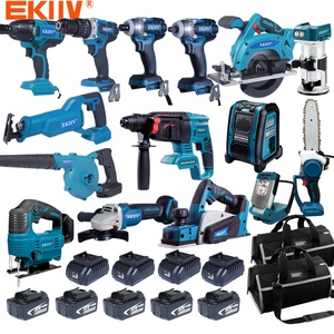EKIIV Hardware Electrical Power Kit Cordless Drill Machine Set Other Hand Wrench Tool Box Tools Sets CK2118 EKIIV Hardware Elect - Product Image 2