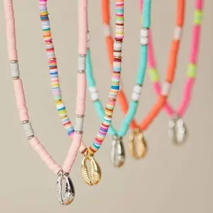 Moyamiya Custom jewelry beaded glass crystal wooden various beads charms Long necklace Phone Straps