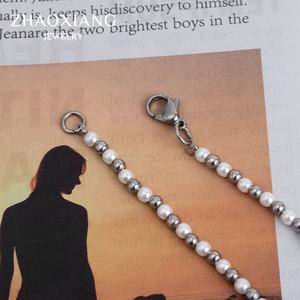 Collar de Cadena de Acero Inoxidable para Mujer, Chapado en Titanio, con Corazón, Bonito y Moderno, Regalos, Joyería Personalizada - Product Image 2