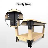 Cadre de support de pergola extérieure moderne minimaliste personnalisé, poteaux de clôture, pièces de connexion en fer forgé triangulaires