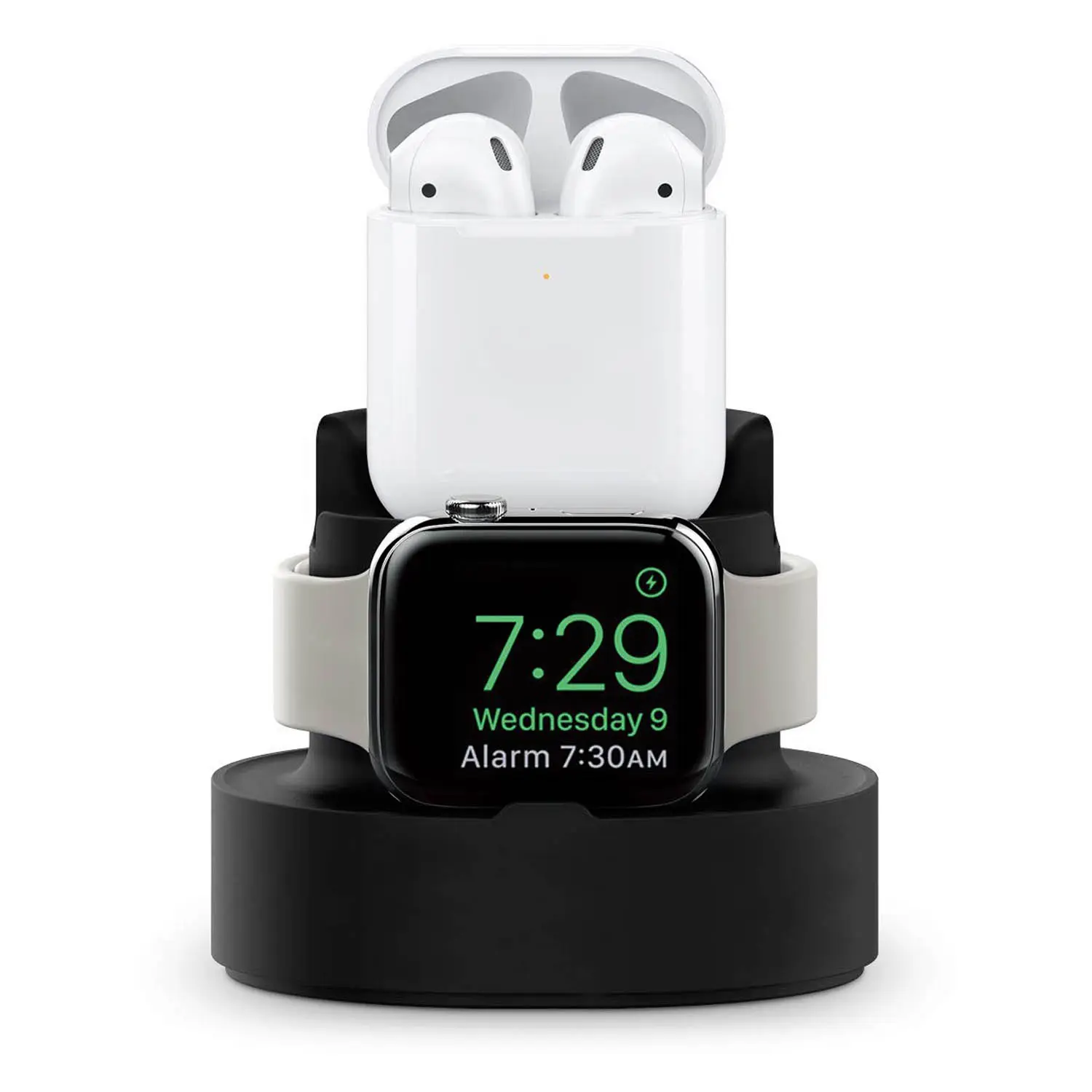 Apple WatchiWatchシリーズSE用2in1充電ドック充電器スタンド6 5 4 3 2 1 AirPods2/1シリコン充電器ホルダー