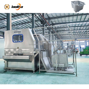 Chariot <span class=keywords><strong>de</strong></span> lavage pour bacs d'ingrédients industriels avec élévateur hydraulique, personnalisable pour différentes tailles <span class=keywords><strong>de</strong></span> chariots - Product Image 4