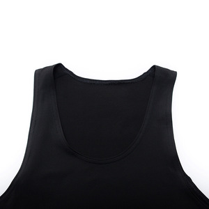 Ropa Deportiva Ligera, Transpirable, de Spandex, Camiseta de Compresión Técnica con Cuello para Hombre, Color Negro, Venta al Por Mayor de Fábrica, Personalizable - Product Image 2
