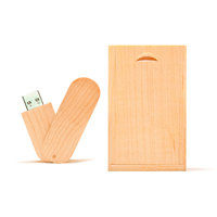 Nouvelle clé USB rotative en bois 8 Go/16 Go/32 Go avec logo personnalisé, interface USB 3.0, garantie 5 ans, sans cryptage, origine Chine