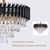 Hôtel magnifique doré fer cristal plafond lustre lustres suspendus lustre luxe cristal suspension lampe lumière