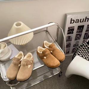 <span class=keywords><strong>Mocassin</strong></span> de grande taille en peau de mouton, chaussures d'extérieur et d'intérieur, souples, décontractées et confortables, double face, pour femmes, nouvel arrivage <span class=keywords><strong>2022</strong></span> - Product Image 3