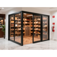 Armoire à cigares en bois de cèdre grande capacité avec lumière LED armoire à cigares armoire à cigares armoire à cigares