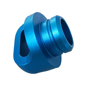 ผู้ผลิตชิ้นส่วน CNC แบบกำหนดเอง ด้วยการกลึง เจาะ และกัด CNC ความแม่นยำสูง ชุบสีน้ำเงินแบบอะโนไดซ์ รับผลิตแบบ OEM และ ODM - Product Image 1