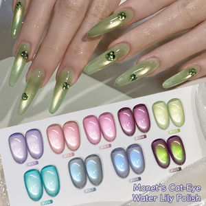 Palette personnalisée à 9 compartiments pour salons de manucure, avec gel œil de chat à émail longue durée, source de lumière LED, liquide en emballage palette - Product Image 3