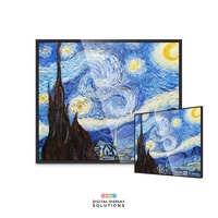 Portefeuille d'art 2K 4K Écran LCD carré Écran publicitaire Panneau Moniteur Affichage numérique Cadre photo numérique intelligent NFT
