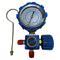 Nouvelle jauge de collecteur basse pression R12 R134a R404a R22 R410a manomètre avec vanne A/C climatisation