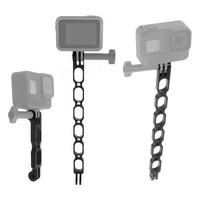 Bras d'extension pour selfie en aluminium Takenoken, rallonge de casque, support de rallonge de casque avec trou d'expansion 1/4 pour Go Pro