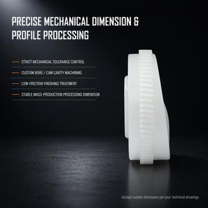 Engranaje de Leva de Plástico Personalizado, Procesamiento Mecánico OEM ODM, Moldeo por Inyección No Estándar, Baja Fricción, Resistente al Desgaste, ISO9001 - Product Image 2