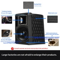 Peralatan Audio Profesional untuk Panggung Pernikahan Luar Ruangan 12" & Double 15" Inch dengan Respon Frekuensi 60Hz-20kHz 220V/110V