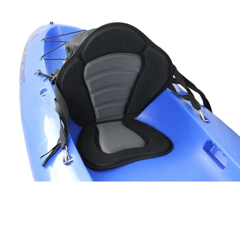 Yonk Water Sports Comfortable LUX Eva Kayak Seat with Bag/Pocket Rod Holder Universal for All Kayaks Boats