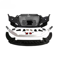 Kit carrosserie pour Audi A3 2012-2016, mise à niveau au style RS3, pare-chocs de voiture, accessoires de voiture, pièces de tuning automobile, diffuseur arrière avec échappement