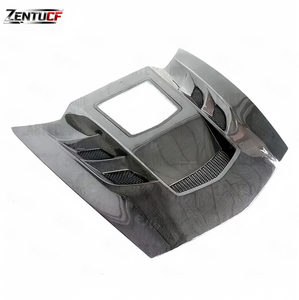 Nuovo Cofano in Fibra di Carbonio di Alta Qualità Nero per Chevrolet <span class=keywords><strong>Corvette</strong></span> C7, Stile Trasparente Modificato, Tessitura 3K/6K/12K, Adattabilità Universale - Product Image 3