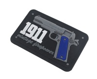 Patchs PVC Airsoft FIRE FIGHTER 1911 avec attaches auto-agrippantes, applique pour vêtements