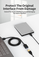 CableCreation USB 3.0 Verlängerungskabel Stecker auf Buchse