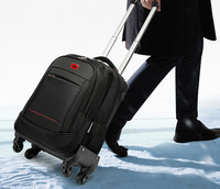 Mochila Trolley Multifuncional de Gran Capacidad, Resistente al Agua, Anti-Robo, Resistente a Terremotos, Unisex, de Nailon, para Negocios
