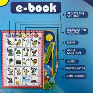 Máquina de Aprendizaje para Niños, Libro de Lectura con Puntero, Libro Electrónico Inteligente con Audio para Estudio, Juguetes Educativos Tempranos para Bebé<span class=keywords><strong>s</strong></span> - Product Image 5