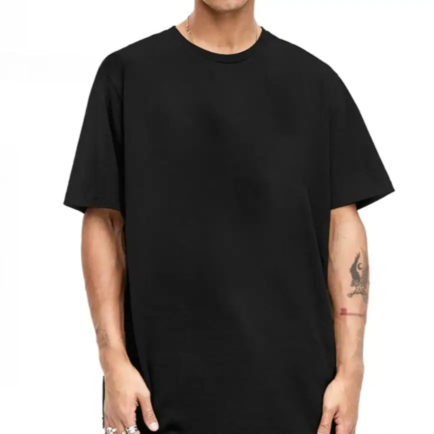 OEM US taille unisexe 160gsm t-shirt personnalisé camiseta coton t-shirt manches courtes hommes grande taille t-shirt uni