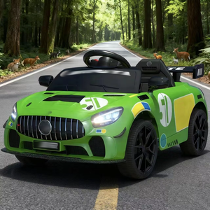 Auto de Juguete Eléctrico con Control Remoto para Niños, Auto de Carreras con Control Remoto de Cuatro Ruedas, Bebés Pueden Sentarse en el Auto de Juguete con Carga - Product Image 3