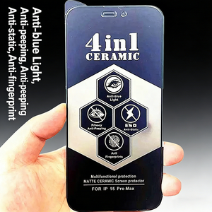 Protector <span class=keywords><strong>de</strong></span> Pantalla <span class=keywords><strong>de</strong></span> Cerámica 4 en 1 Antiestático, Luz Morada Antiazul, Privacidad Mate, para Samsung A70 S26 Ultra - Product Image 4