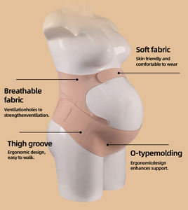 Mujer Barriga Vientre Abdominal <span class=keywords><strong>Embarazo</strong></span> Soporte Banda <span class=keywords><strong>El</strong></span>ástica Ajustable Maternidad Cinturón - Product Image 2
