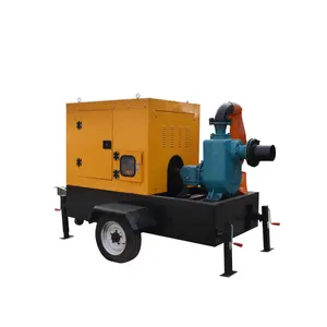 china best Electric Diesel /gas mobile Generator water pump set 4 hydraulic Cylinder 20kw 30kw 40kw 50KW Power for sale