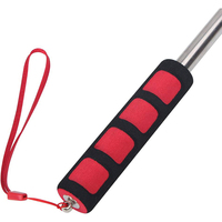 Drapeau de guide touristique de haute qualité distinctif, nouveau produit 2023, bâton télescopique extensible, mât de drapeau portable en acier inoxydable