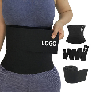 XSSHAPE <span class=keywords><strong>Fascia</strong></span> <span class=keywords><strong>Elastica</strong></span> Modellante in Tela Traspirante Ecologica Antibatterica con Logo Personalizzato 13CM per Donne, per Perdita di Peso - Product Image 2